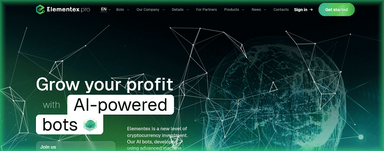 Elementex - analyze the market 24/7 and execute high-frequency trades. Elementex - analyze the market 24/7 and execute high-frequency trades.