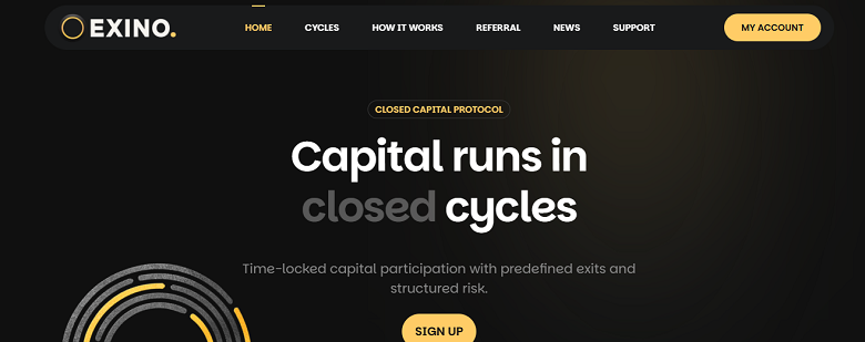 Exino - Capital runs in closed cycles