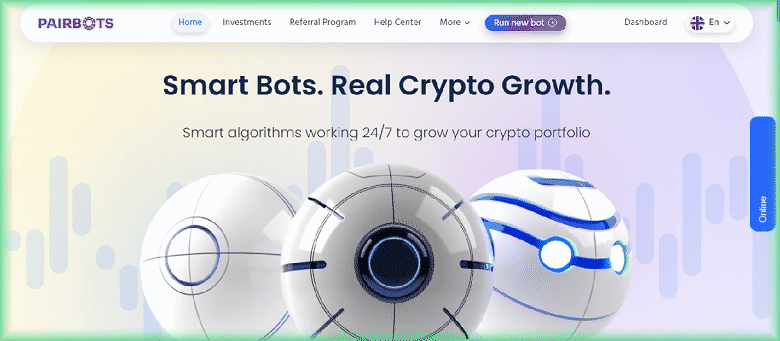 PairBots. Smart Bots. Real Crypto Growth. PairBots. Smart Bots. Real Crypto Growth.